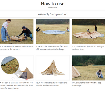 DoD Big One Pole Tent