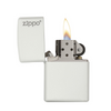 Zippo 214ZL White Matte With Zippo Logo - Refillable Windproof Lighter