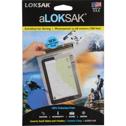 Aloksak Double Zip Waterproof Pouch 6X9