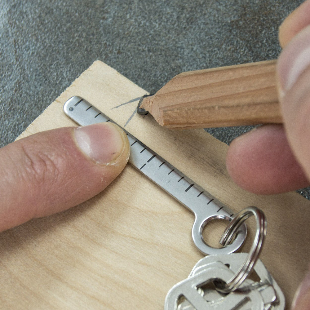 Keysmart Nano Ruler Stainless Steel