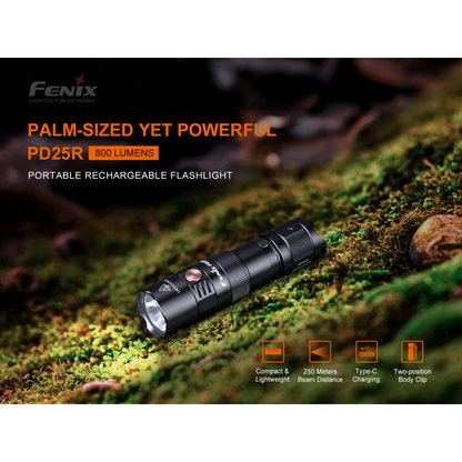 Fenix PD25R Luminus SST20 LED LED Flashlight (black)
