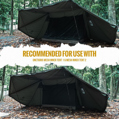 OneTigris Roc Shield Bushcraft Tent TC Version - Ranger Green