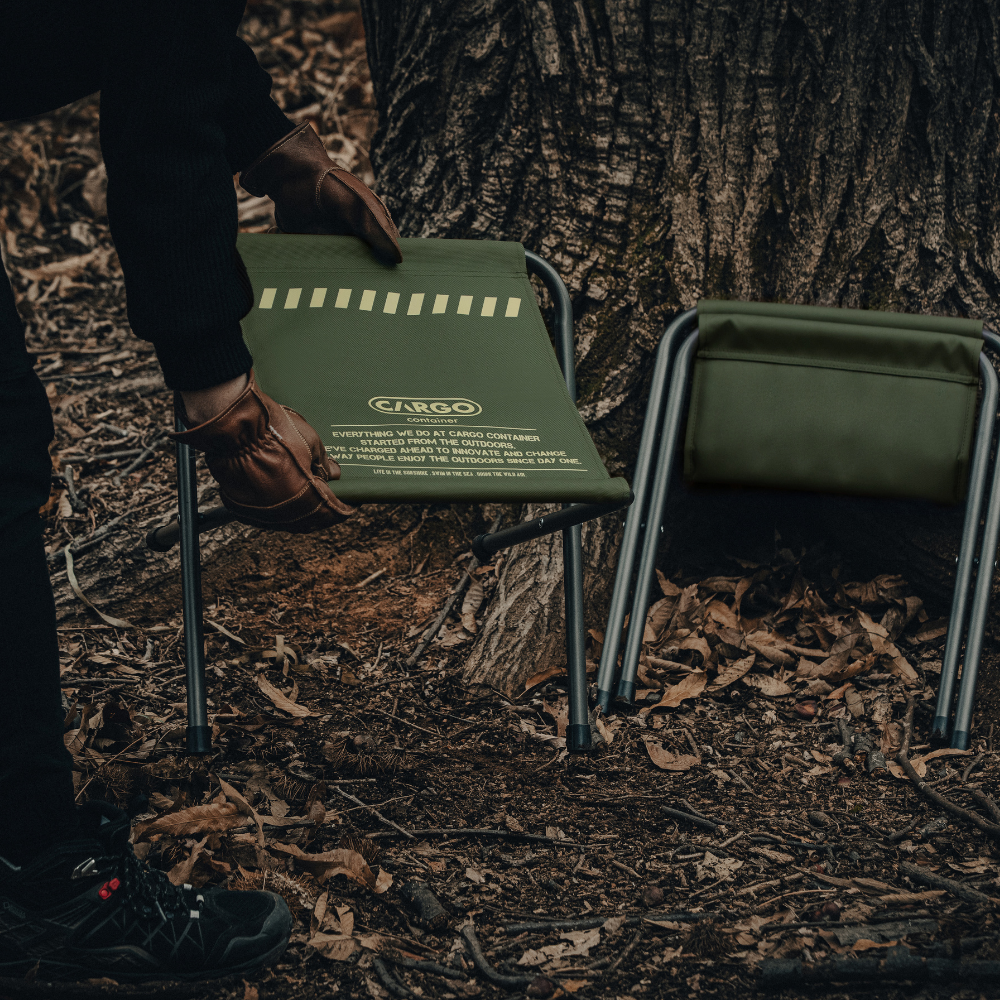 Cargo Container Wide BBQ Chair 2 Pieces Set