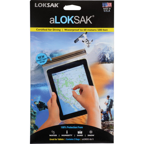 Aloksak Double Zip Waterproof Pouch 8X11