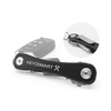 Keysmart Flex Black - Compact Multiple Key Holder Car Key Organizer