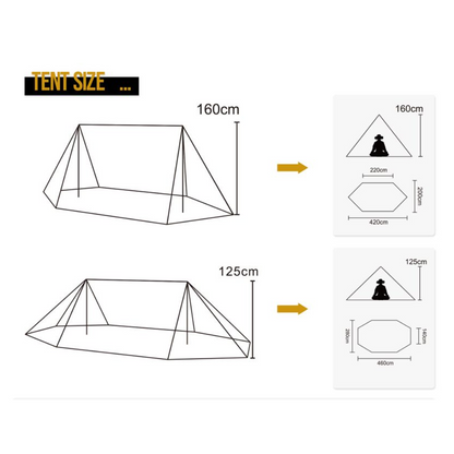 OneTigris Roc Shield Bushcraft Tent TC Version - Ranger Green