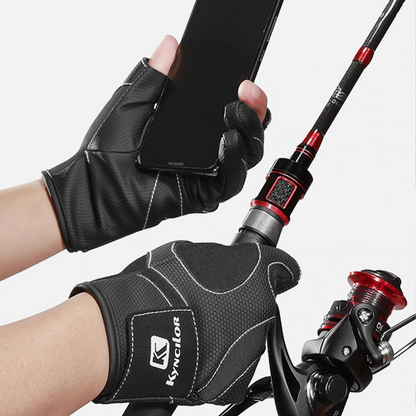 Kyncilor 3 Fingers Resistance Leather Gloves