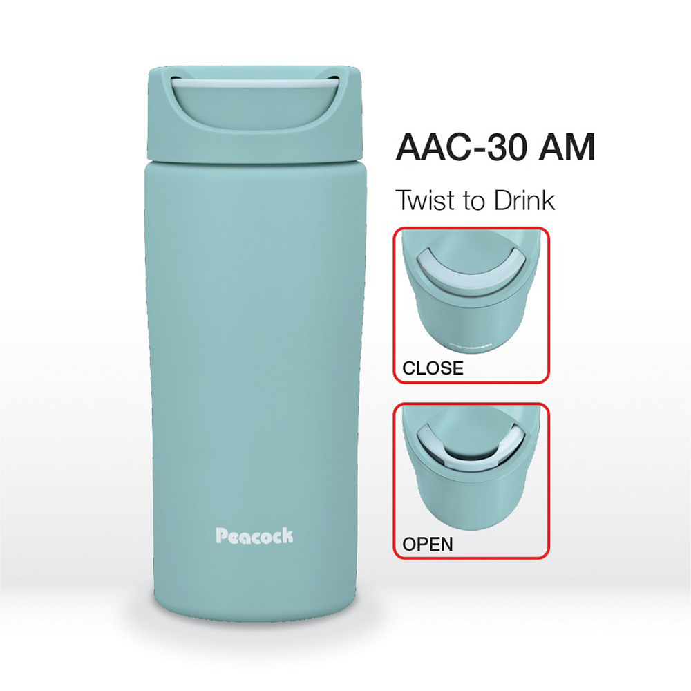 Peacock 0.30L Twist Lock Tumbler - Mint Blue