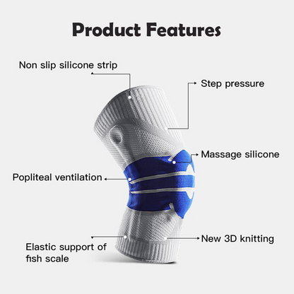 Breathable Knee Guard Protector Sport Support Brace Pad Silicon