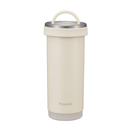 Peacock 0.40L Lifestyle Twist Cap Tumbler with Handle - Snow White