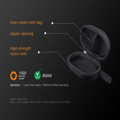 Fenix APB-20 Headlamp Storage Bag - Black