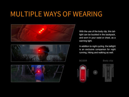 Fenix BCO5R Multifunctional Rechargable Bicycle Tail Light