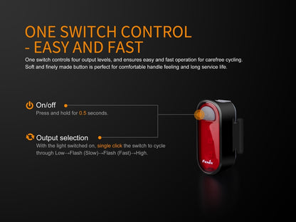 Fenix BCO5R Multifunctional Rechargable Bicycle Tail Light
