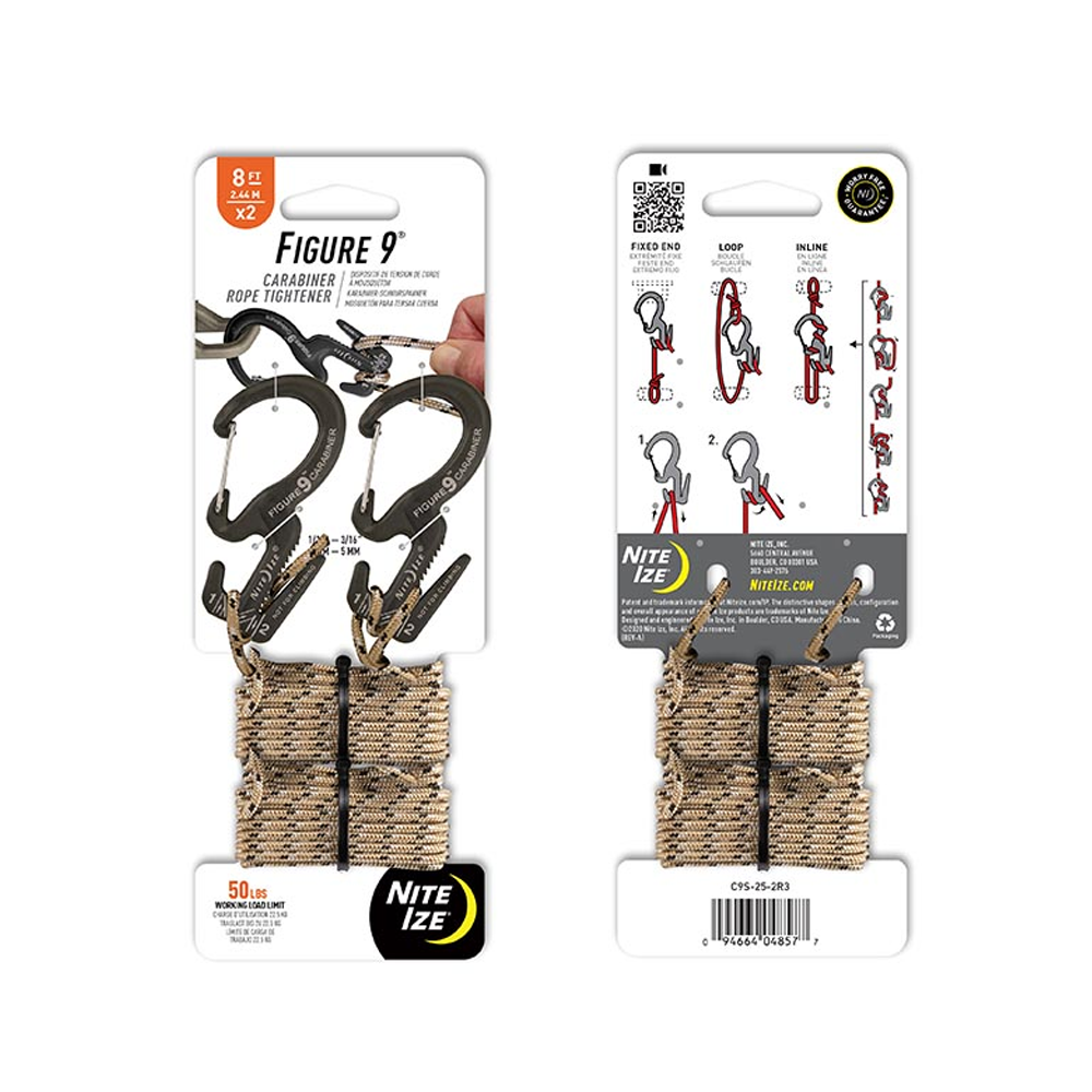 Nite Ize Figure 9 Carabiner Rope Tightener