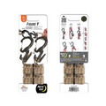 Nite Ize Figure 9® Carabiner Rope Tightener - Small - 2 Pack with Rope - Black