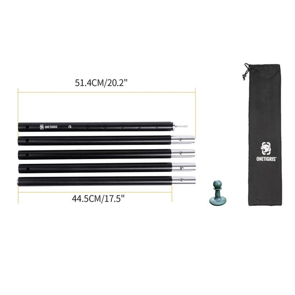 OneTigris Tent Pole Set Black