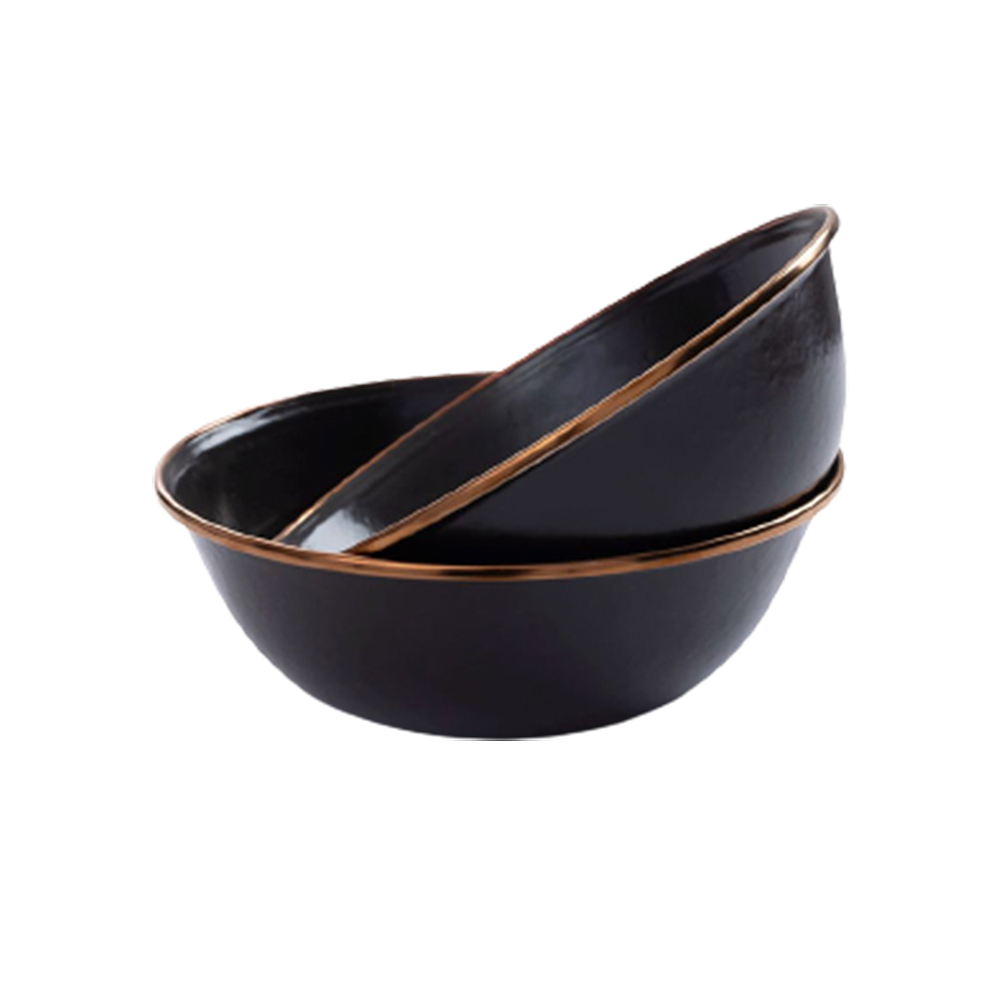 Barebones Enamel Bowl - Set of 2