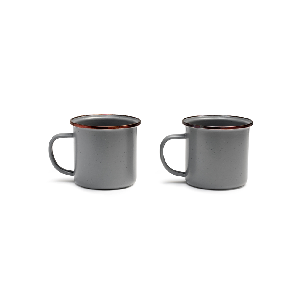 Barebones Enamel Cup - Set of 2