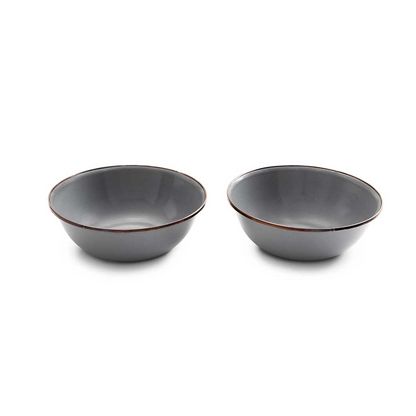 Barebones Enamel Bowl - Set of 2