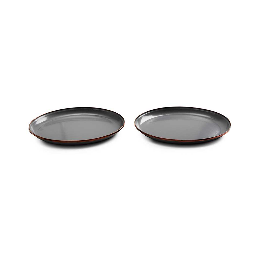 Barebones Enamel Plate - Set of 2