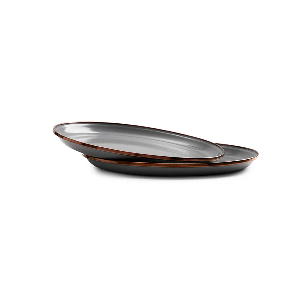 Barebones Enamel Plate - Set of 2