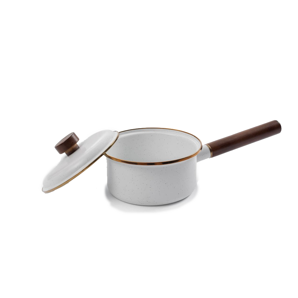 Barebones Enamel Saucepan