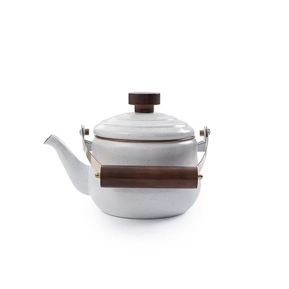 Barebones Enamel Teapot