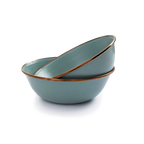 Barebones Enamel Bowl - Set of 2