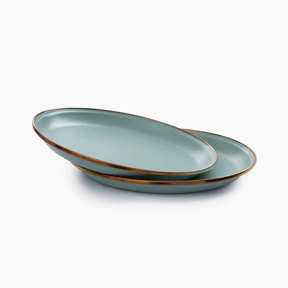 Barebones Enamel Plate - Set of 2