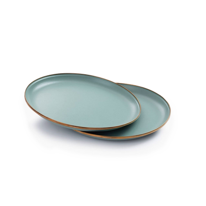 Barebones Enamel Salad Plate - set of 2