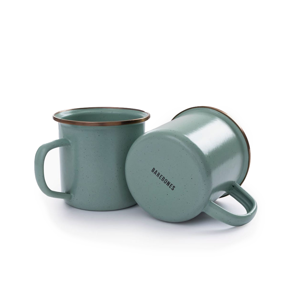 Barebones Enamel Cup - Set of 2