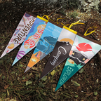 Camp Leader Camping Hanging Flag - Cup Toast