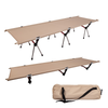 Camp Leader High Collapsible Camp Bed - Tan