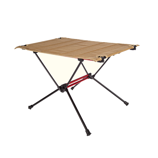 Camp Leader Fabric Top Folding Table - TAN