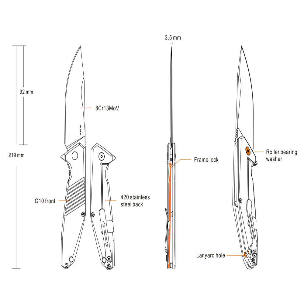 Ruike D191-B Knife