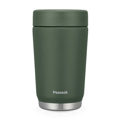 Peacock 0.50L Stylish Food Jar - Khaki