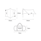 KZM Wild Field Hexa Tarp