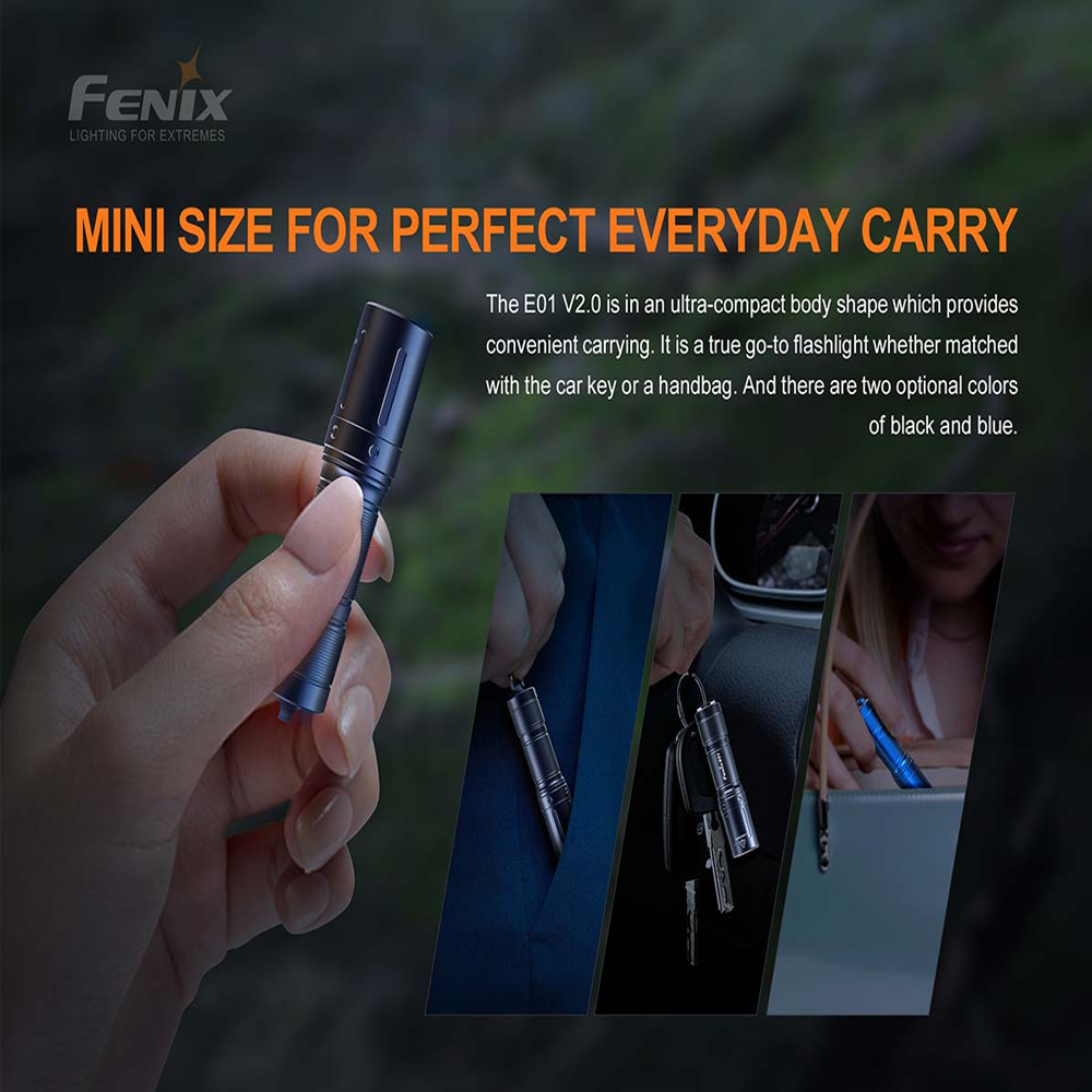 Fenix E01 V2.0 CREE XP-G2 S3 LED Flashlight