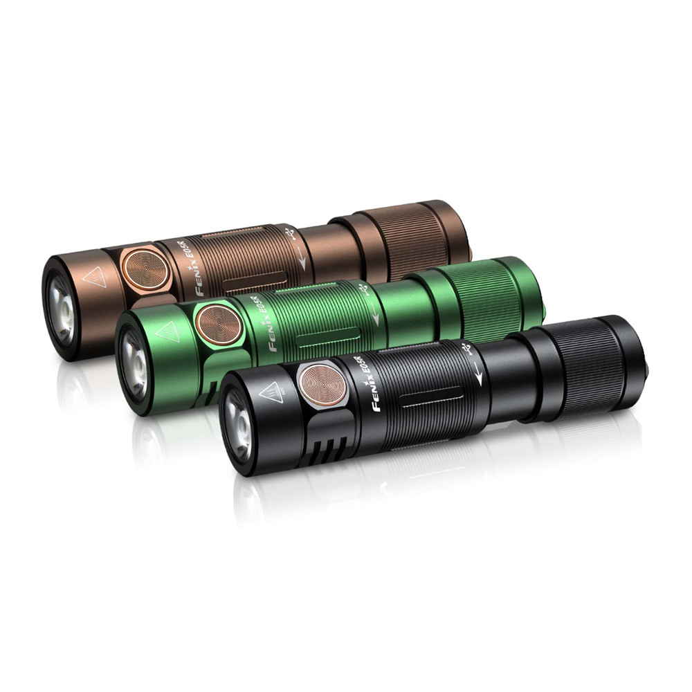 Fenix E05R Keychain Flashlight - Brown