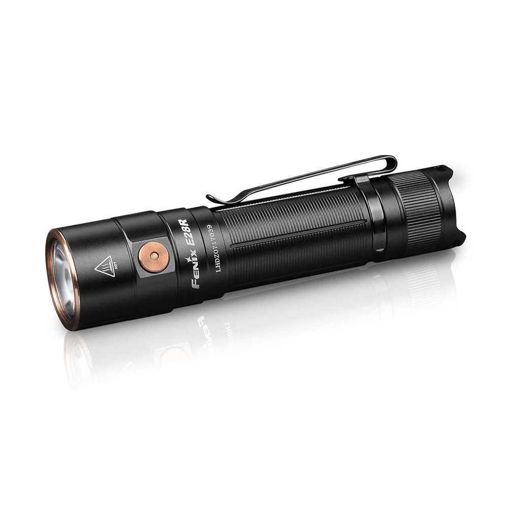 Fenix E28R Luminus SST40 Cool White LED Flashlight  - Black