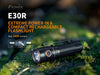 Fenix E30R Luminus SST40 LED Flashlight BLACK