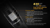 Fenix E35 XL-L2 UE LED Flashlight Black 2016 Version