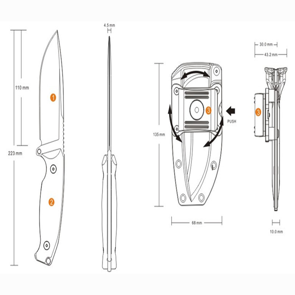 Ruike Jager F118-B Knife