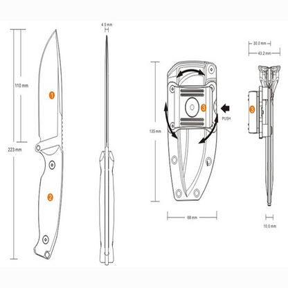 Ruike Jager F118-B Knife