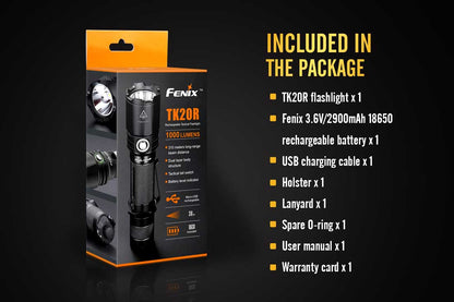 Fenix TK20R Rechargeable Tactical Flashlight