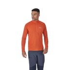 Rab Pulse Long Sleeve Zip – Firecracker