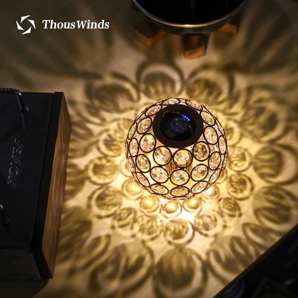 Thous Winds Goal Zero LED Light Crystal Ball Lampshade
