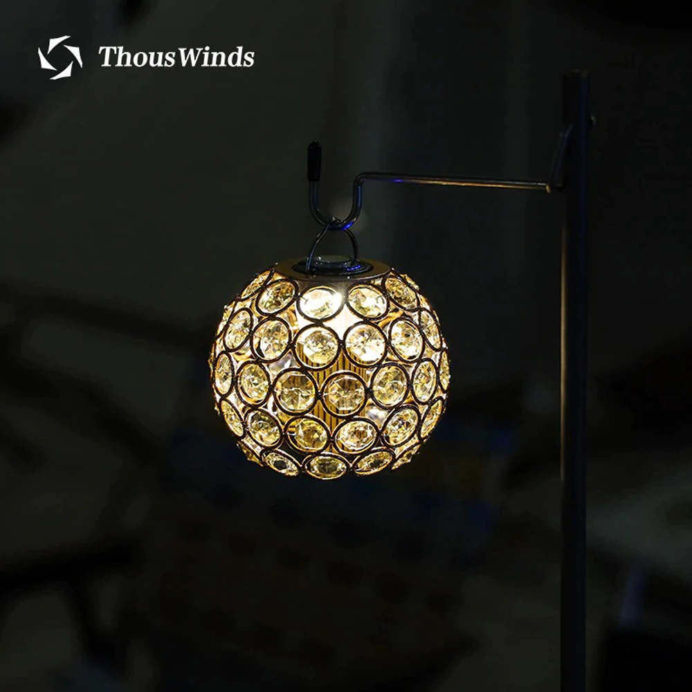 Thous Winds Goal Zero LED Light Crystal Ball Lampshade