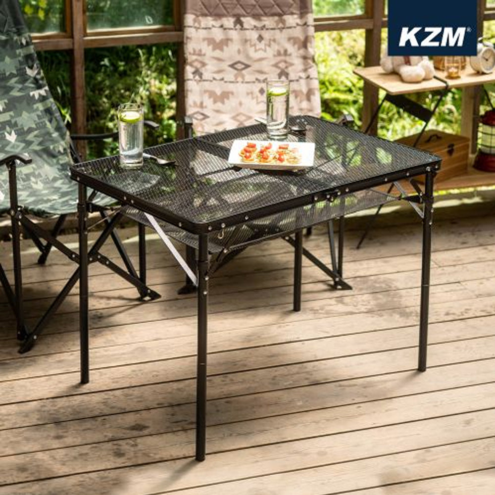 KZM Union Iron Mesh 2 Folding Table