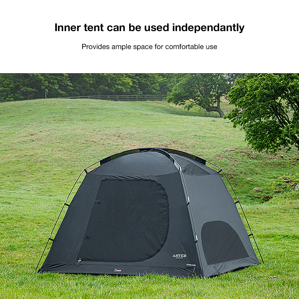 KZM Aster Dome Neo - 3-4 Person Outdoor Camping Tent